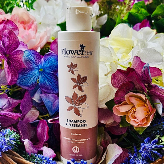 Flowertint-Shampoo riflessante castano