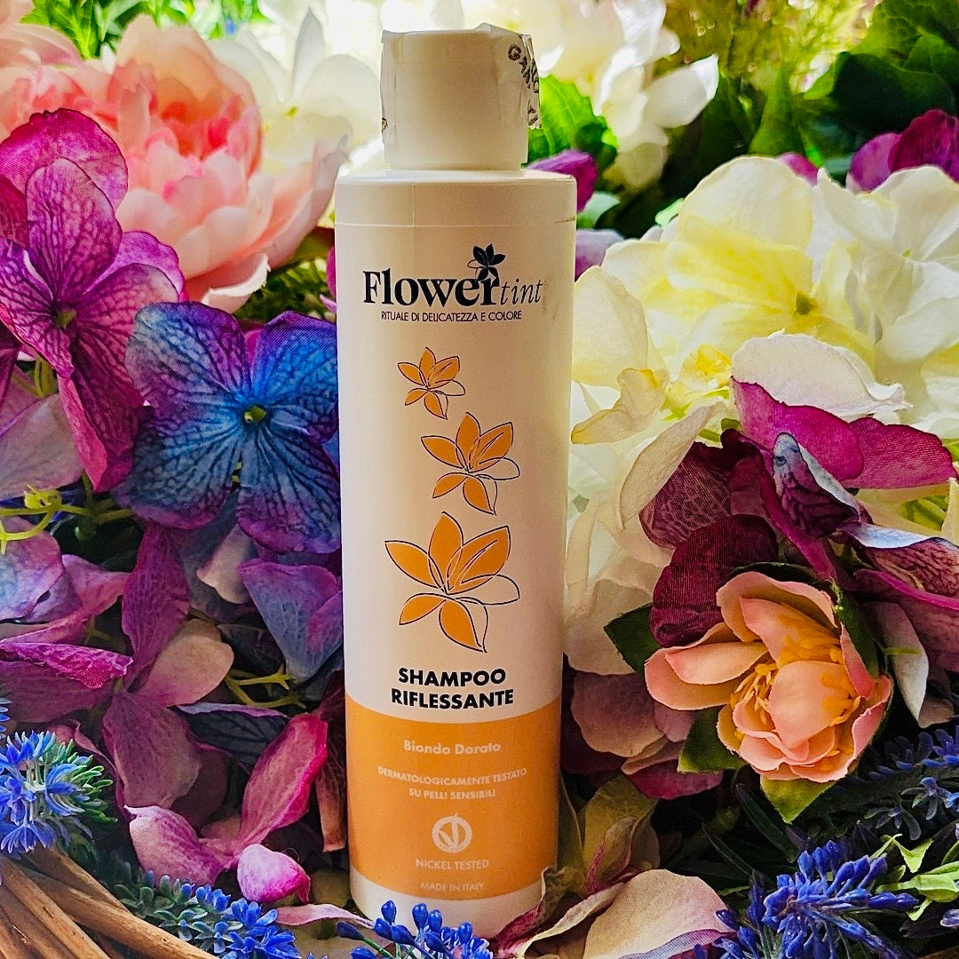 Flowertint-Shampoo Riflessante Biondo Dorato