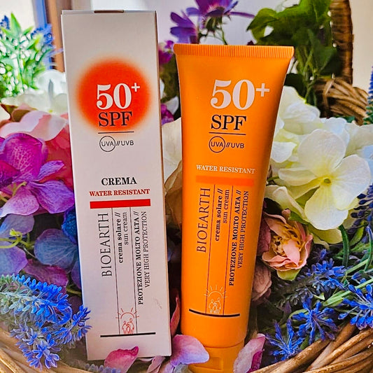 Bioearth-Crema solare spf 50+ water resistant