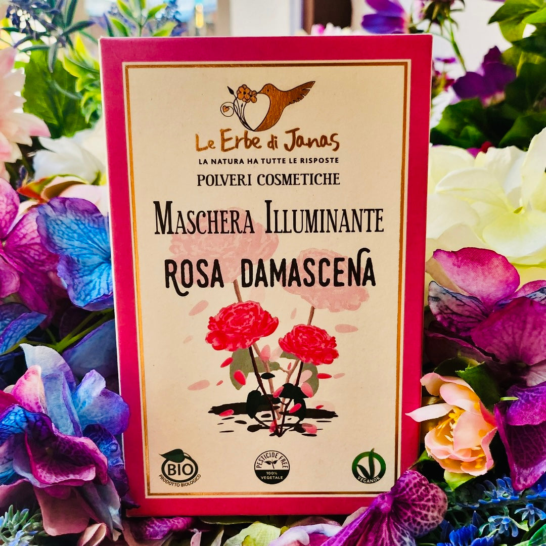 Erbe di Janas-Maschera Illuminante - Rosa Damascena