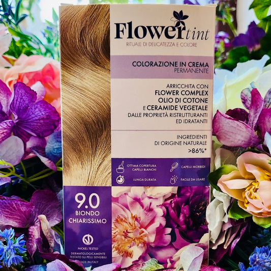 Folowertint- Colorazione in crema permanente biondo chiarissimo 9.0
