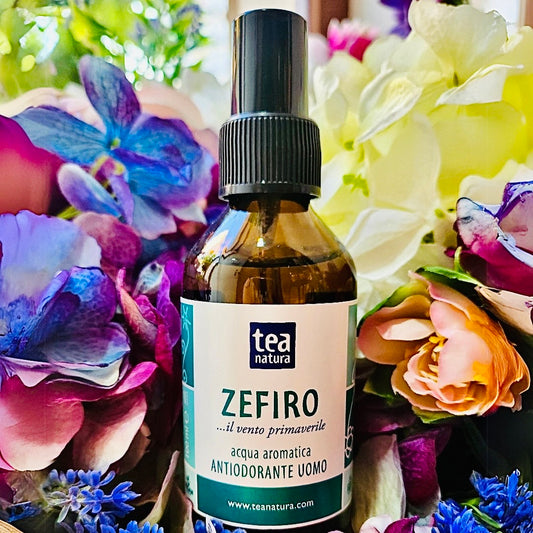 Con l'acqua Aromatica Antiodorante Tea non ha voluto nascondere il naturale odore che ognuno di noi ha, ma grazie all'utilizzo in formula di piante ad azione antisettica, antifungina, emolliente di dare al prodotto una azione antiodorante naturale. L'uso di soli Olii Essenziali naturali e biologici ne caratterizza la profumazione.