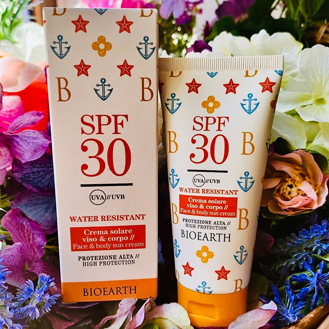 Bioearth-Crema solare viso & corpo SPF 30 - Travel size