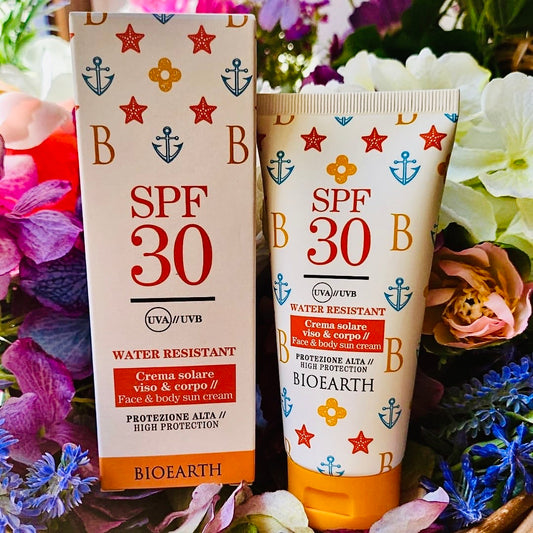 Bioearth-Crema solare viso & corpo SPF 30 - Travel size