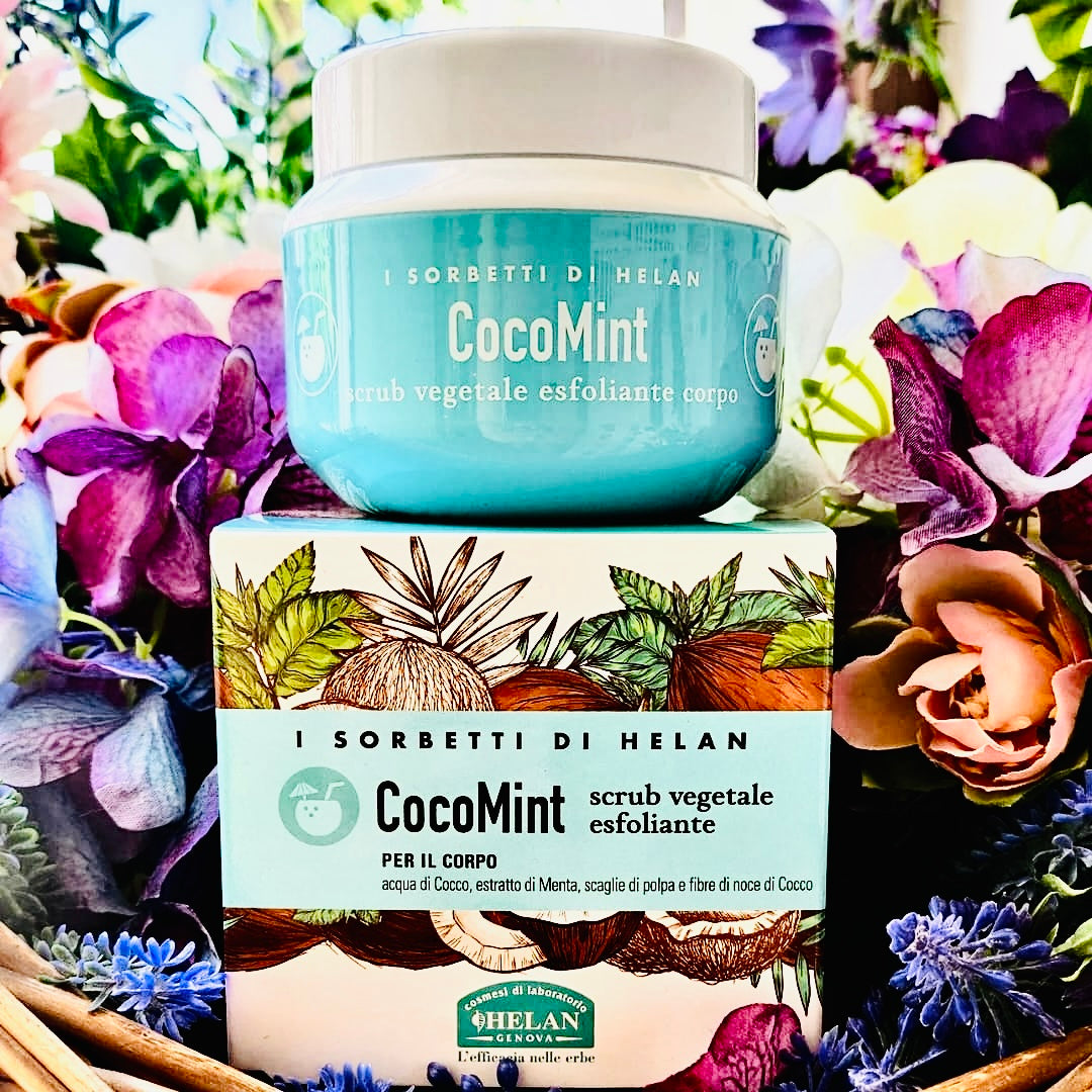 Helan Cosmesi-I Sorbetti di Helan - CocoMint Scrub Vegetale Esfoliante