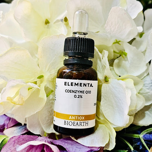 Soluzione concentrata di COENZIMA Q10 0,2% in una base attiva con olio di Jojoba biologico.  Nickel Tested
