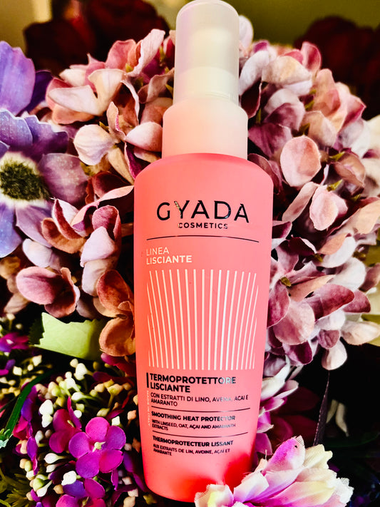 Gyada Cosmetics.Termoprotttore lisciante-linea lisciante