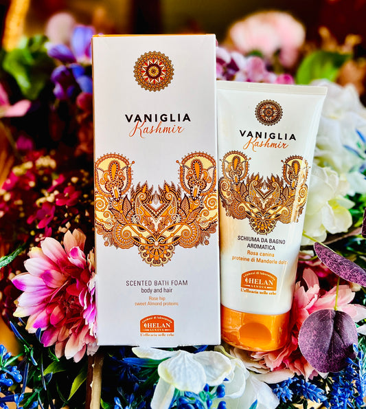 Helan Cosmesi-Vaniglia Kashmir Schiuma da Bagno Aromatica