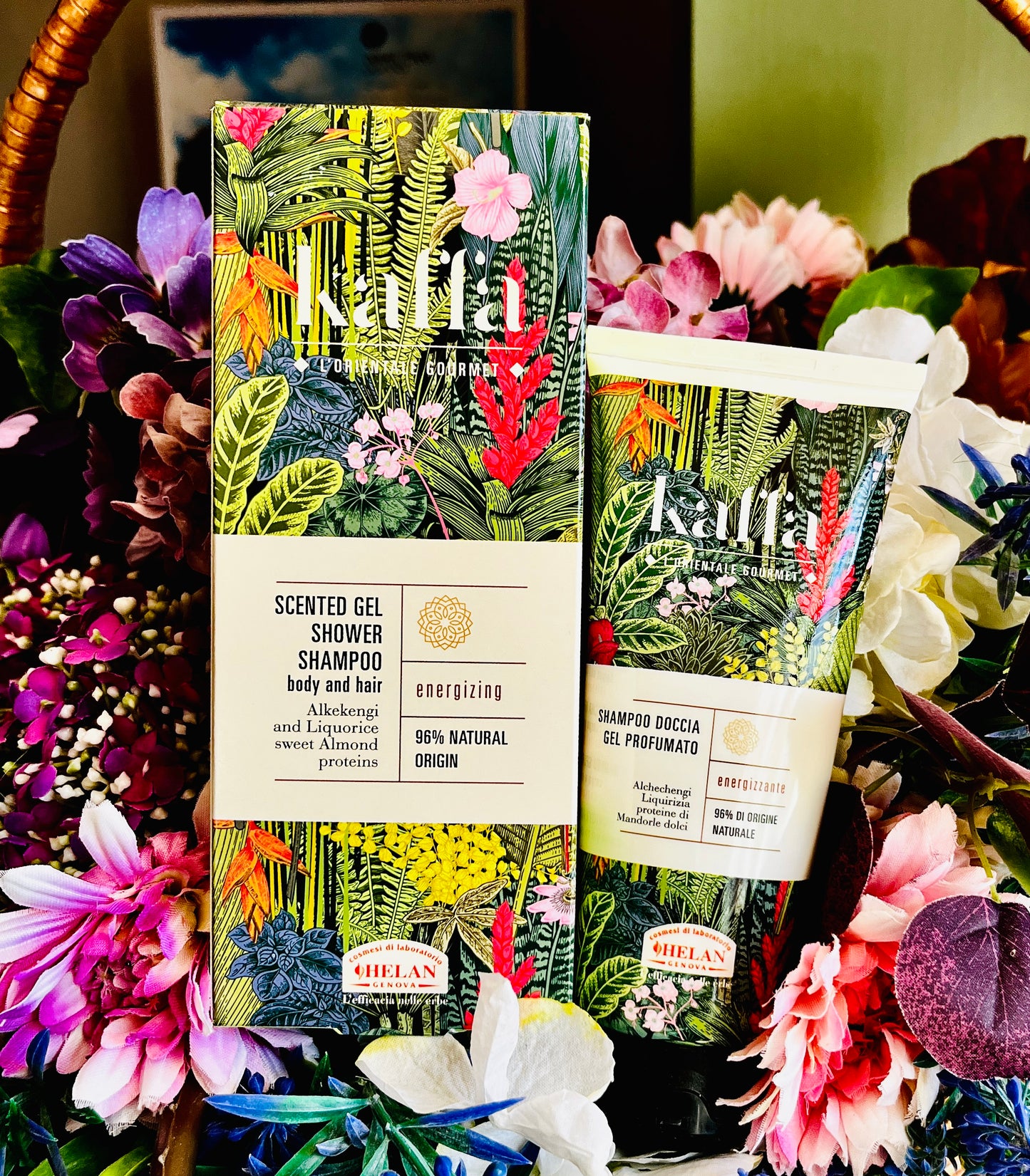 Helan Cosmesi-Kaffa Shampoo Doccia Gel Profumato Energizzante