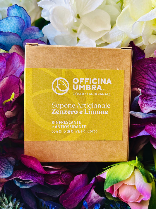 Officina Umbra-Sapone artigianale Zenzero & Limone