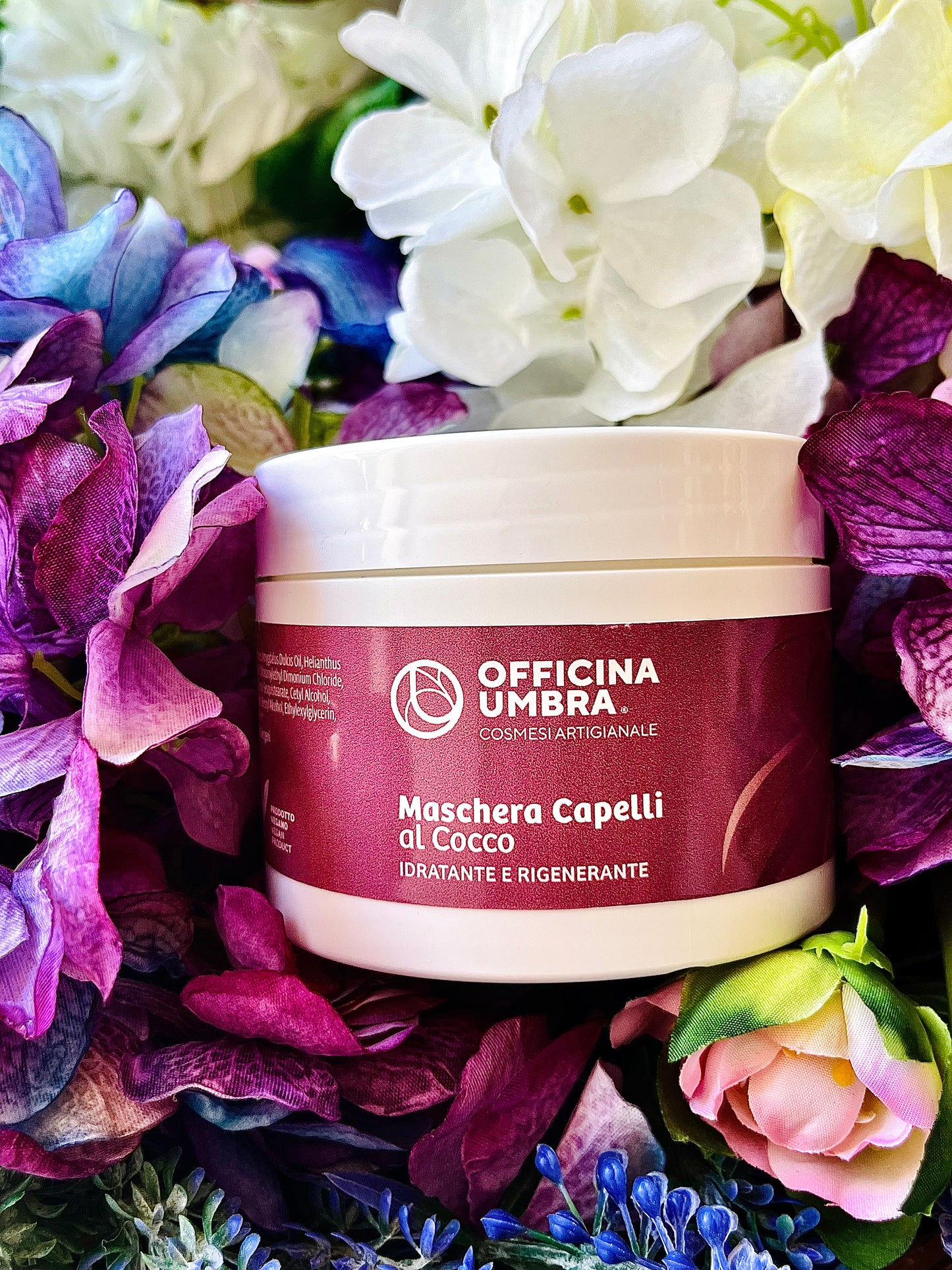 Officina Umbra-Maschera capelli rigenerante al Cocco