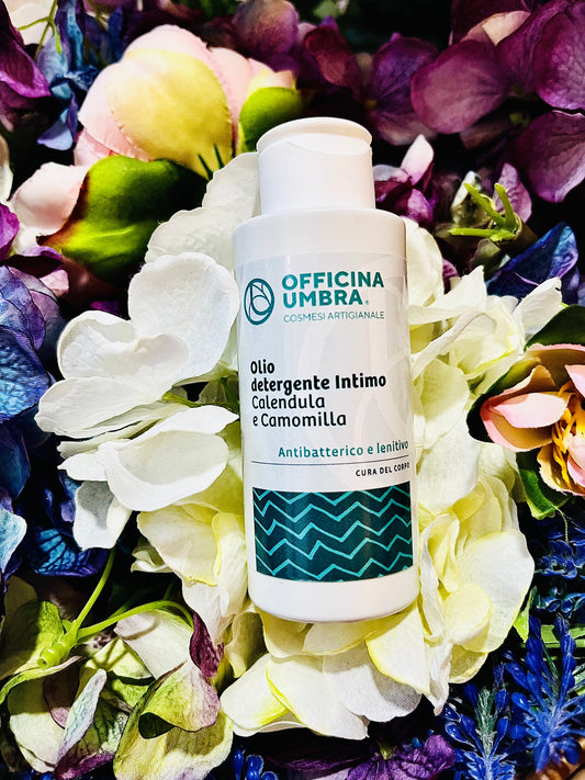 Officina Umbra-Olio detergente intimo calendula e camomilla