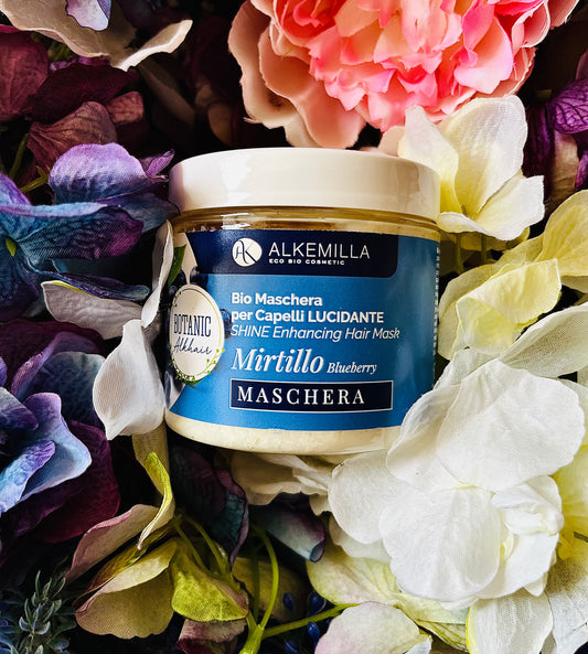 Alkemilla-Bio Maschera Capelli Lucidante al Mirtillo