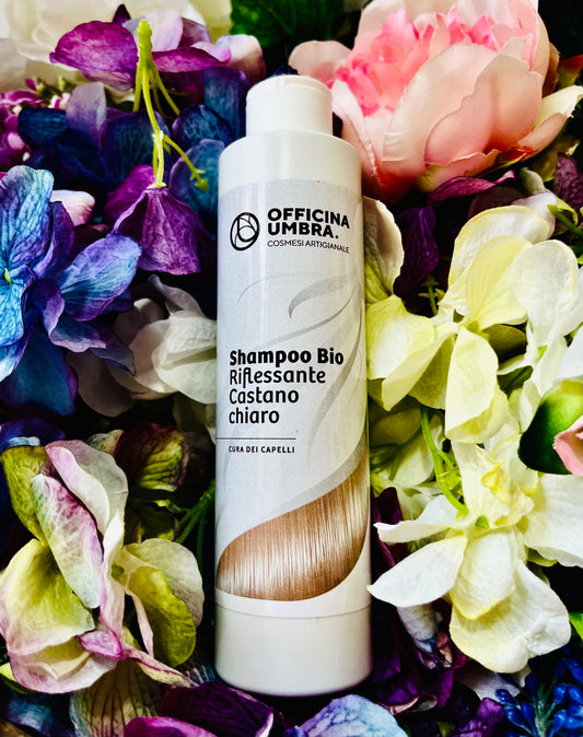 Officina Umbra-Shampoo riflessante castano chiaro