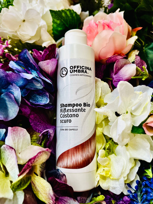 Officina Umbra-Shampoo riflessante castano scuro