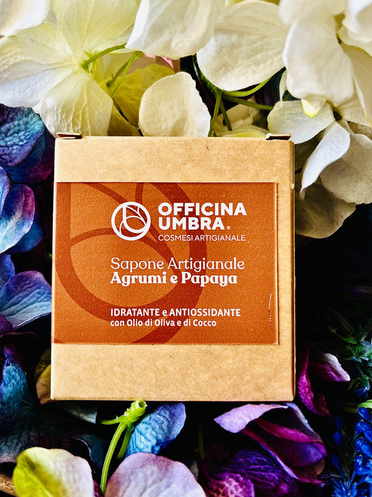 Officina Umbra-Sapone artigianale Agrumi & Papaya