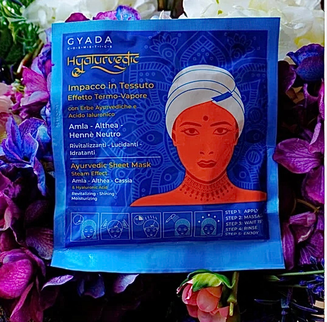Gyada Cosmetics- Hyalurvedic-Impacco Ayurvedico Rivitalizzante in cuffia