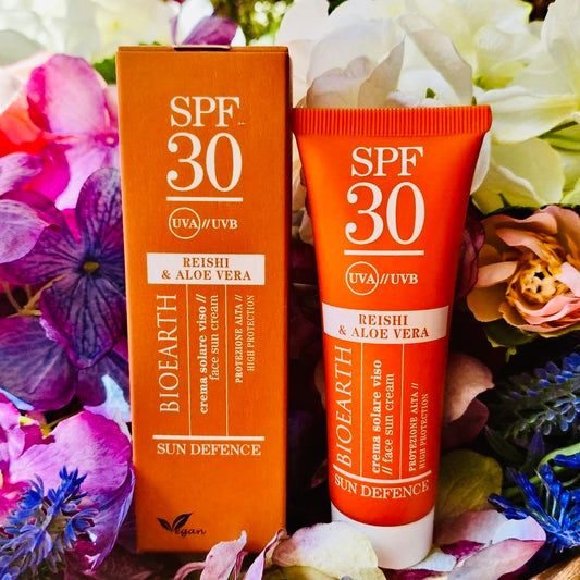bioearth-Crema solare viso SPF 30
