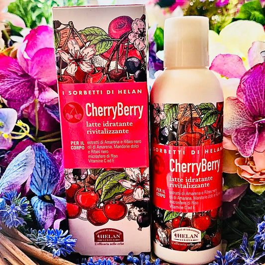 Helan Cosmesi- I Sorbetti di Helan - CherryBerry Latte Idratante Rivitalizzante