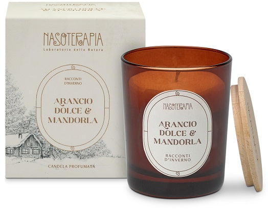 Nasoterapia-Candela profumata Arancio Dolce e Mandorla 189 gr