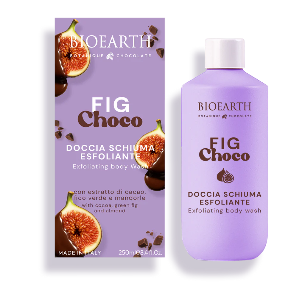Bioearth-Doccia Schiuma Esfoliante Fig Choco