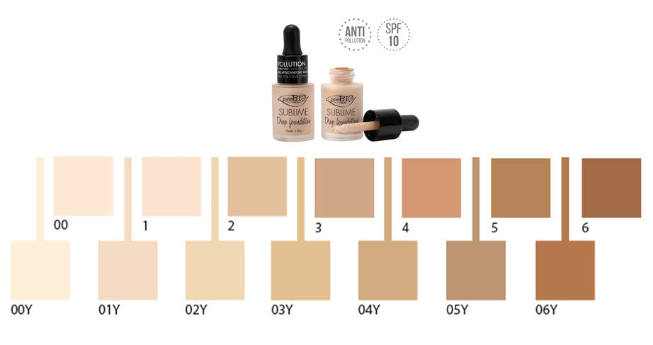 Puro Bio- FONDOTINTA SUBLIME DROP FOUNDATION