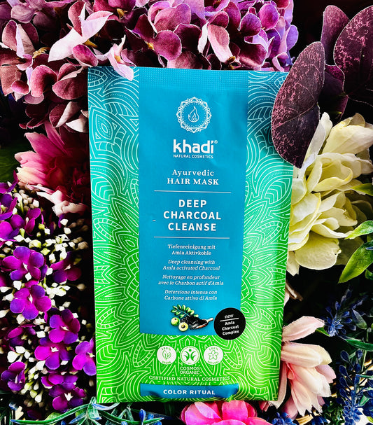 Khadi - Deep Charcoal Cleanse- Machera capelli ayurvedica