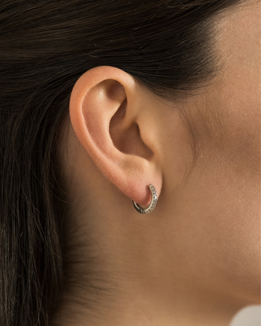 Veramè gioielli-Orecchini a cerchio Marta Argento