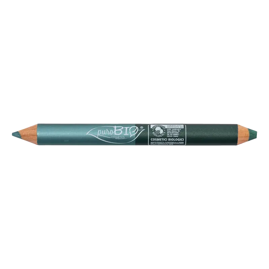 Puro Bio-Matitone Occhi Duo-Kajal Ottanio + Ombretto Verde smeraldo