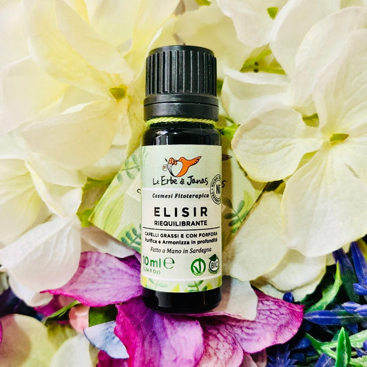 Erbe di Janas- Elisir riequilibrante per Capelli Grassi e con Forfora BIO