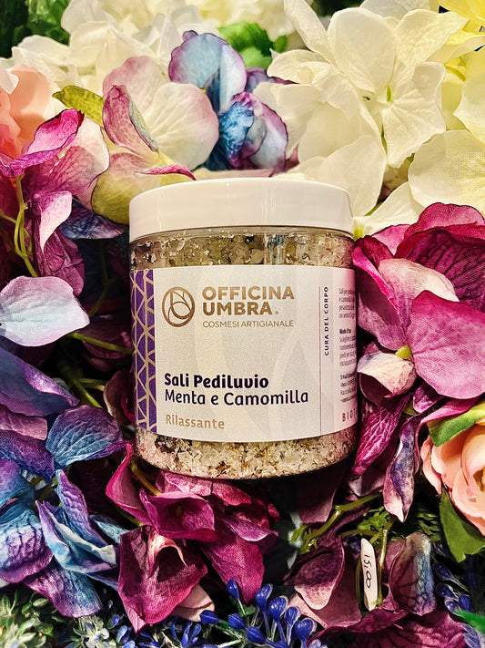 Officina Umbra-Sali pediluvio menta e camomilla