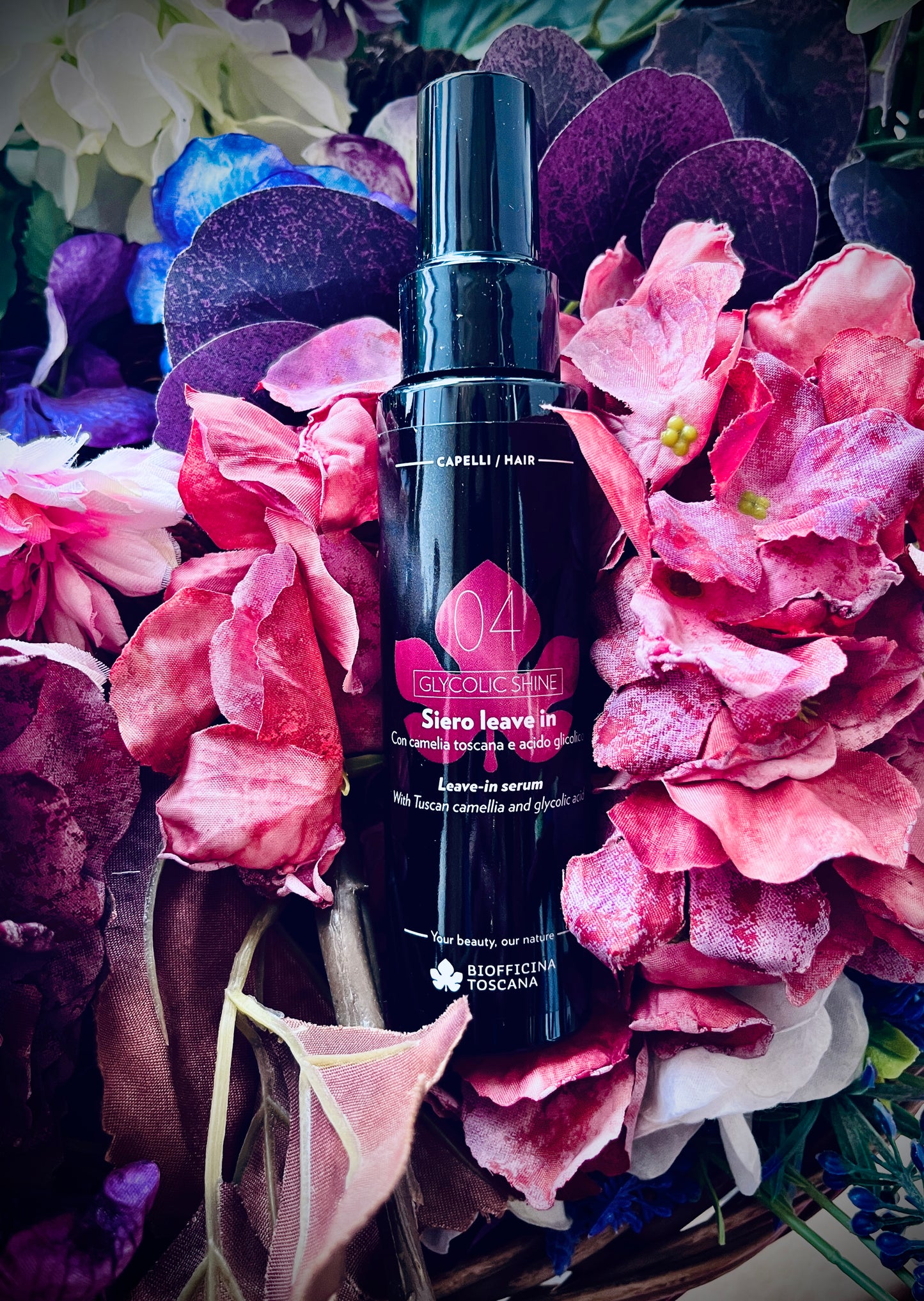 Biofficina toscana-Siero leave-in -Glycolic shine