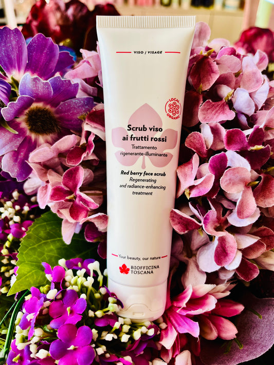 Biofficina Toscana-Scrub viso ai frutti rossi
