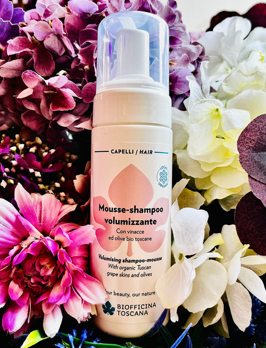 Biofficina Toscana-Mousse-shampoo volumizzante