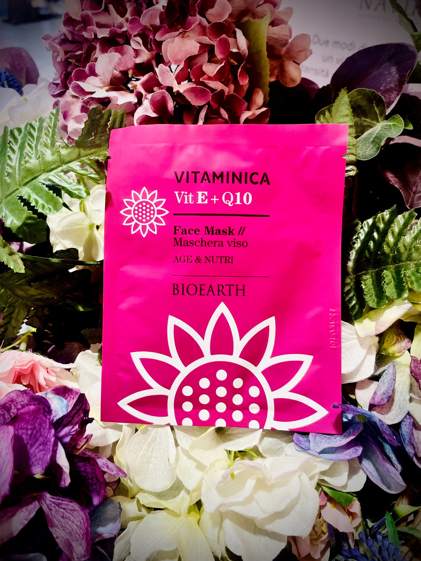 Bioearth-VIT E + Q10 Maschera viso
