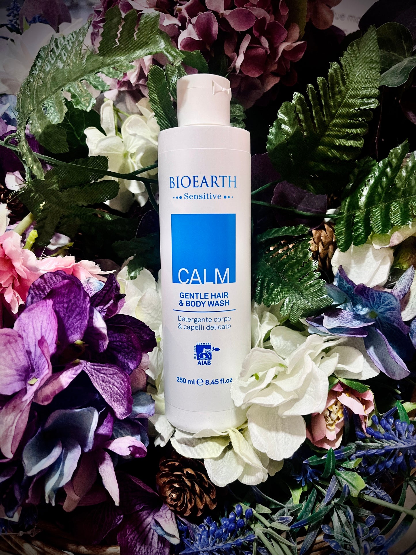 Bioearth-Detergente corpo e capelli delicato- Linea calm