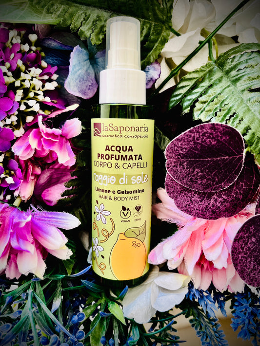 La Saponaria-Raggio di sole - Acqua profumata corpo e capelli