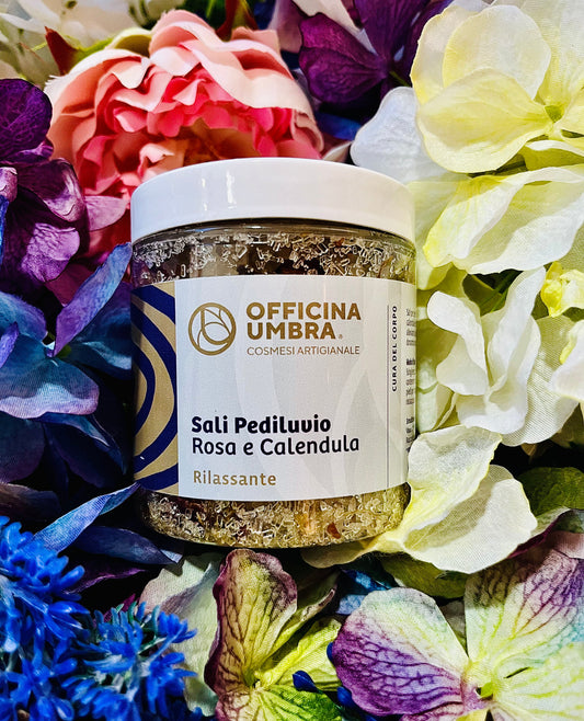Officina Umbra-Sali Pediluvio Rosa e Calendula
