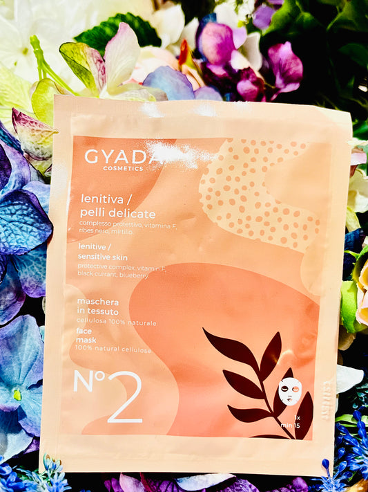 Gyada Cosmetics-Maschera in Tessuto n.2 - Lenitiva Pelli Delicate