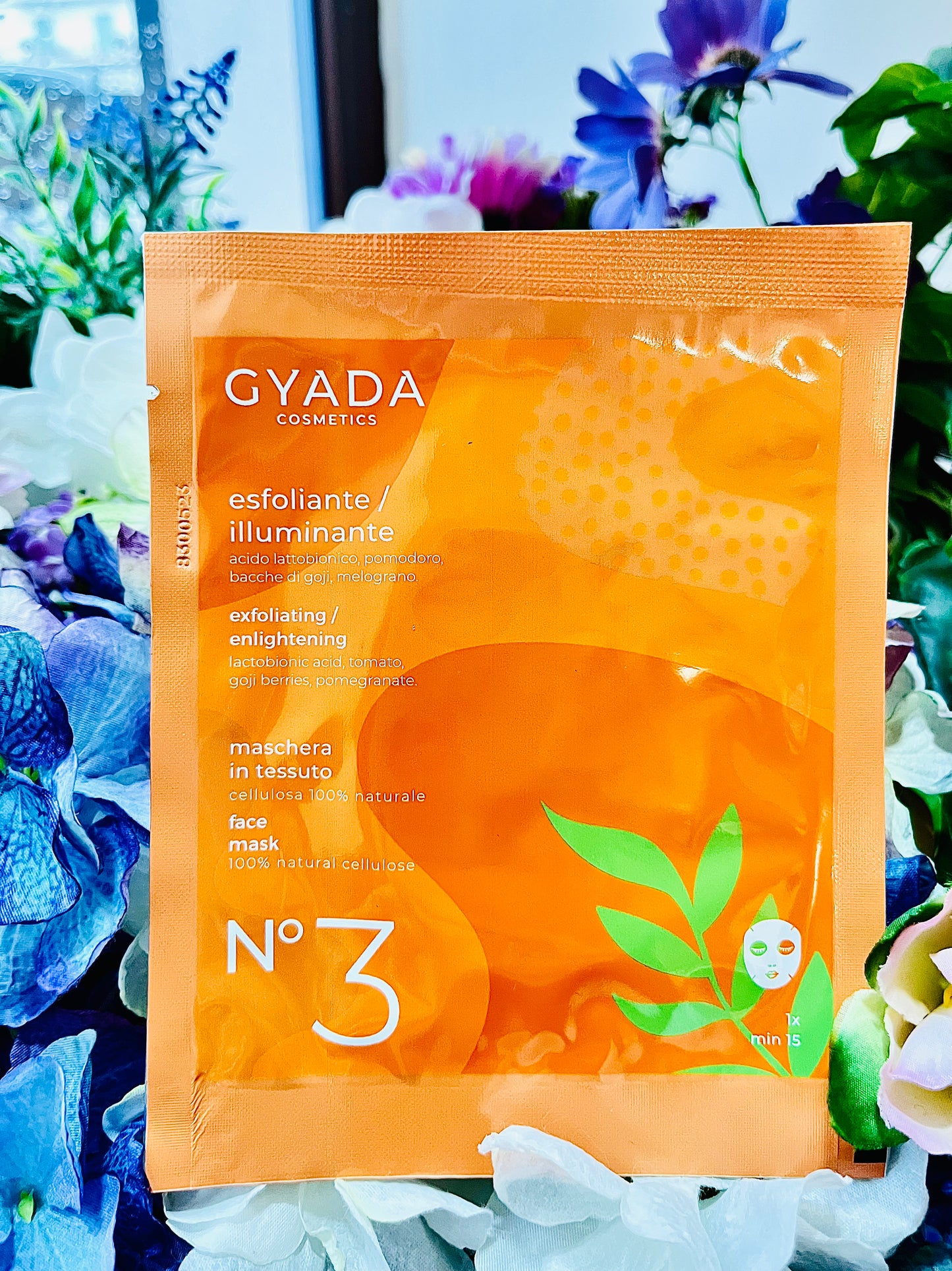 Gyada Cosmetics-Maschera in Tessuto n.3 - Esfoliante e Illuminante