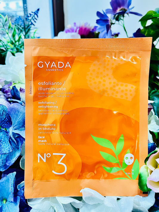 Gyada Cosmetics-Maschera in Tessuto n.3 - Esfoliante e Illuminante