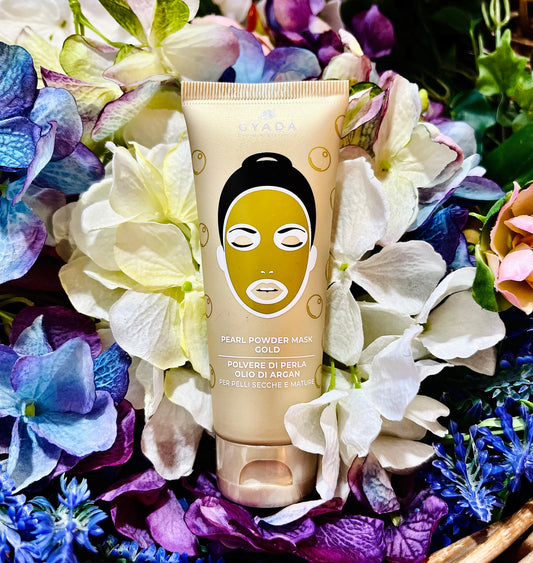 Gyada Cosmetics-Maschera Viso con Polvere di Perla – Gold