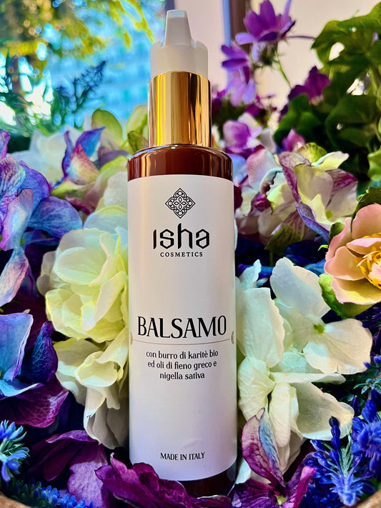 Isha Cosmetics-Balsamo Capelli Fieno Greco e Karitè