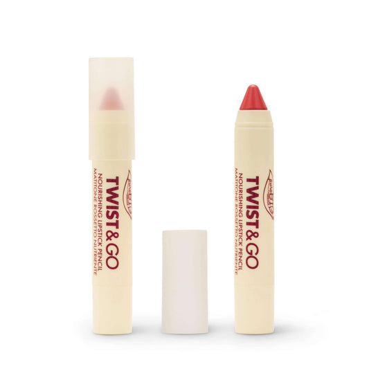 Puro Bio-PUROBIO Twist & Go - Matitone Rossetto Nutriente 502 Peach Nude