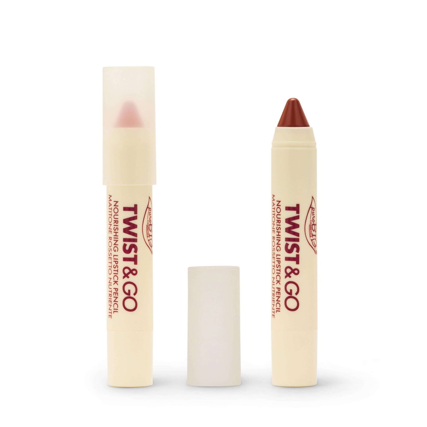 Puro Bio-PUROBIO Twist & Go - Matitone Rossetto Nutriente 506 Dark Mauve