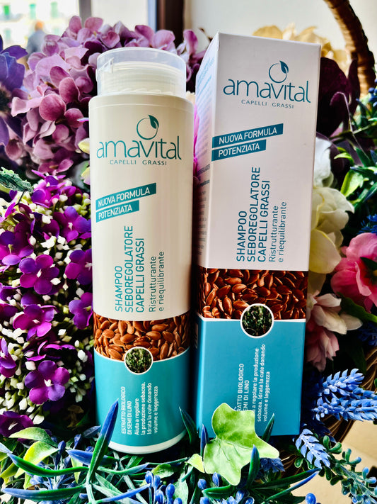 Ama Vital-Shampoo seboregolatore capelli grassi