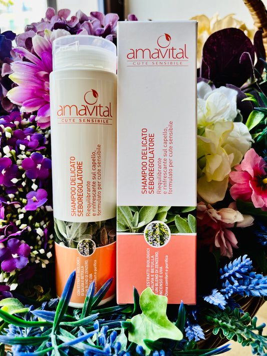 Ama Vital-Shampoo delicato seboregolatore-Cute sensibile