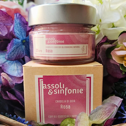 Officina Umbra-Candele alla rosa