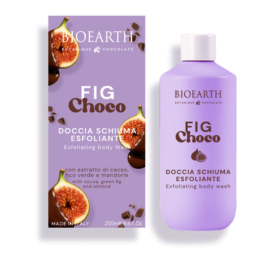Bioearth-Doccia Schiuma Esfoliante Fig Choco