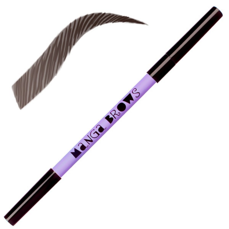 Matita sopracciglia doppia punta -Deep ebony & pure black